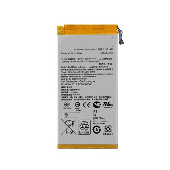 Bateria Asus Zenpad C70/Z170 C11P1429 3320mAh